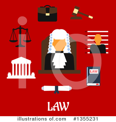 Royalty-Free (RF) Judge Clipart Illustration by Vector Tradition SM - Stock Sample #1355231