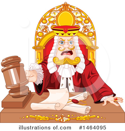 Royalty-Free (RF) Judge Clipart Illustration by Pushkin - Stock Sample #1464095