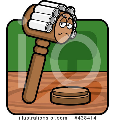 Royalty-Free (RF) Judge Clipart Illustration by Cory Thoman - Stock Sample #438414