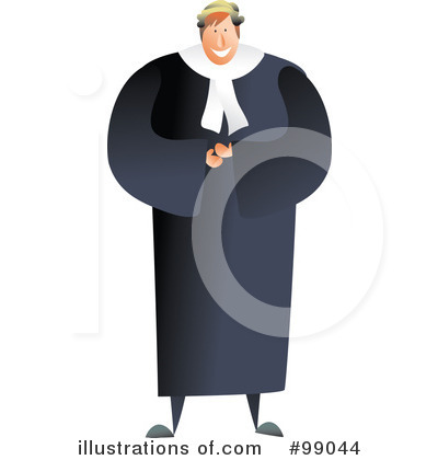 Royalty-Free (RF) Judge Clipart Illustration by Prawny - Stock Sample #99044