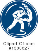 Judo Clipart #1300627 by patrimonio