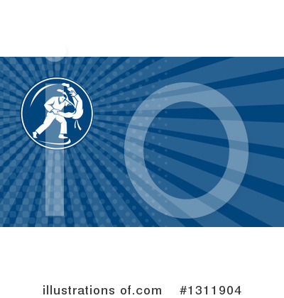 Royalty-Free (RF) Judo Clipart Illustration by patrimonio - Stock Sample #1311904