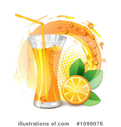 Orange Juice Clipart #1099076 by merlinul