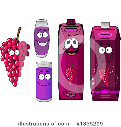 Royalty-Free (RF) Juice Clipart Illustration by Vector Tradition SM - Stock Sample #1355209