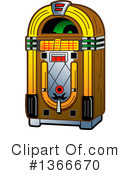 Juke Box Clipart #1366670 by Clip Art Mascots