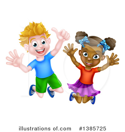 Royalty-Free (RF) Jumping Clipart Illustration by AtStockIllustration - Stock Sample #1385725