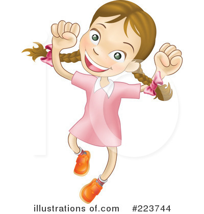 Royalty-Free (RF) Jumping Clipart Illustration by AtStockIllustration - Stock Sample #223744