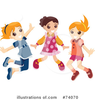 Royalty-Free (RF) Jumping Clipart Illustration by BNP Design Studio - Stock Sample #74070