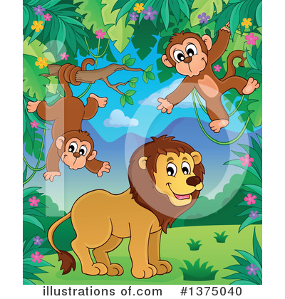Royalty-Free (RF) Jungle Clipart Illustration by visekart - Stock Sample #1375040