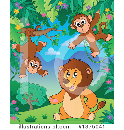Royalty-Free (RF) Jungle Clipart Illustration by visekart - Stock Sample #1375041