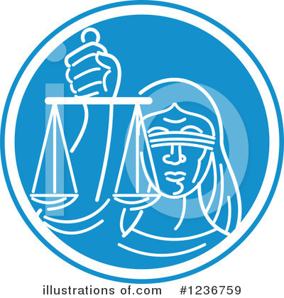 Royalty-Free (RF) Justice Clipart Illustration by patrimonio - Stock Sample #1236759