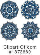 Kaleidoscope Flower Clipart #1373669 by Vector Tradition SM