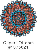 Kaleidoscope Flower Clipart #1375621 by Vector Tradition SM