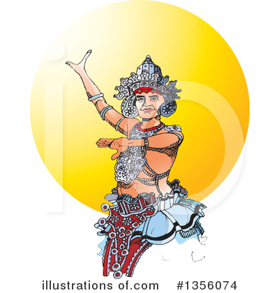 Kandyan Dancer Clipart #1356074 by Lal Perera
