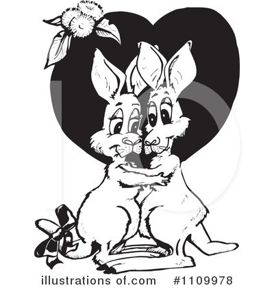 Royalty-Free (RF) Kangaroo Clipart Illustration by Dennis Holmes Designs - Stock Sample #1109978