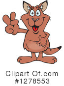 Kangaroo Clipart #1278553 by Dennis Holmes Designs