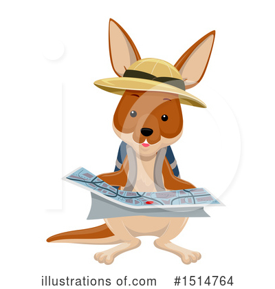 Royalty-Free (RF) Kangaroo Clipart Illustration by BNP Design Studio - Stock Sample #1514764