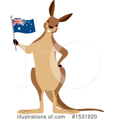 Royalty-Free (RF) Kangaroo Clipart Illustration by BNP Design Studio - Stock Sample #1531020
