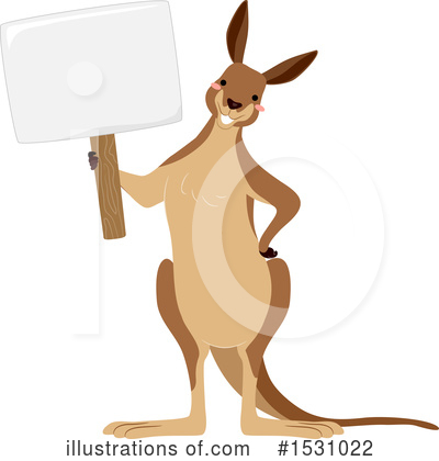 Royalty-Free (RF) Kangaroo Clipart Illustration by BNP Design Studio - Stock Sample #1531022