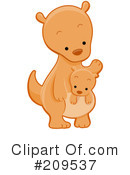 Kangaroo Clipart #209537 by BNP Design Studio