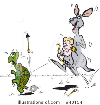 Royalty-Free (RF) Kangaroo Clipart Illustration by Dennis Holmes Designs - Stock Sample #40154