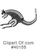 Kangaroo Clipart #40155 by Dennis Holmes Designs