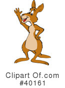 Kangaroo Clipart #40161 by Dennis Holmes Designs