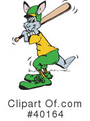 Kangaroo Clipart #40164 by Dennis Holmes Designs