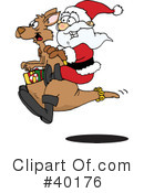 Kangaroo Clipart #40176 by Dennis Holmes Designs