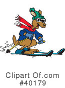 Kangaroo Clipart #40179 by Dennis Holmes Designs