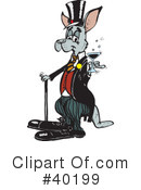 Kangaroo Clipart #40199 by Dennis Holmes Designs