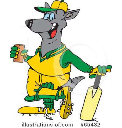 Royalty-Free (RF) Kangaroo Clipart Illustration by Dennis Holmes Designs - Stock Sample #65432