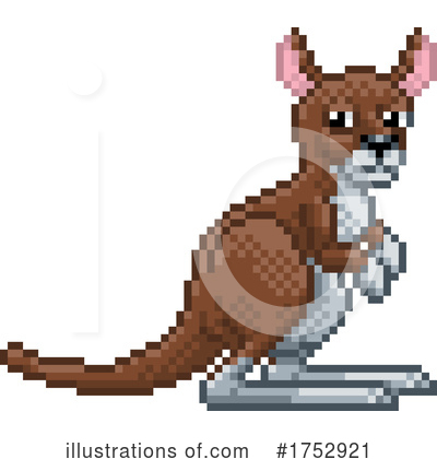 Kangaroo Clipart #1752921 by AtStockIllustration