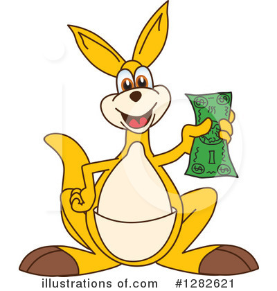 Royalty-Free (RF) Kangaroo Mascot Clipart Illustration by Mascot Junction - Stock Sample #1282621