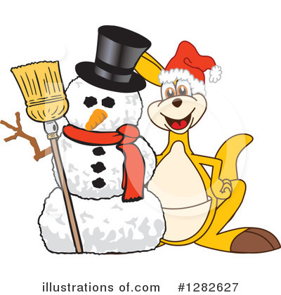 Royalty-Free (RF) Kangaroo Mascot Clipart Illustration by Mascot Junction - Stock Sample #1282627