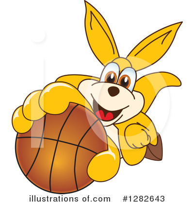Royalty-Free (RF) Kangaroo Mascot Clipart Illustration by Mascot Junction - Stock Sample #1282643