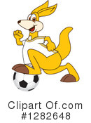Kangaroo Mascot Clipart #1282648 by Mascot Junction