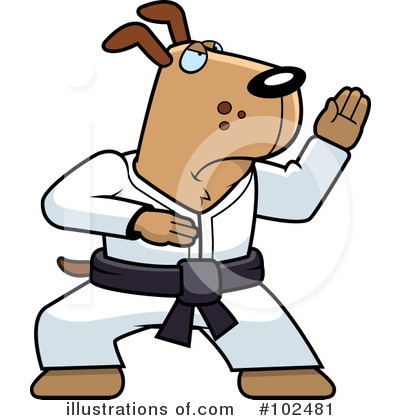 Royalty-Free (RF) Karate Clipart Illustration by Cory Thoman - Stock Sample #102481