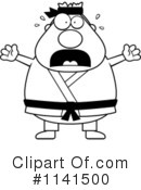 Karate Clipart #1141500 by Cory Thoman