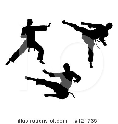 Karate Clipart #1217351 by AtStockIllustration