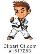 Karate Clipart #1517253 by Clip Art Mascots