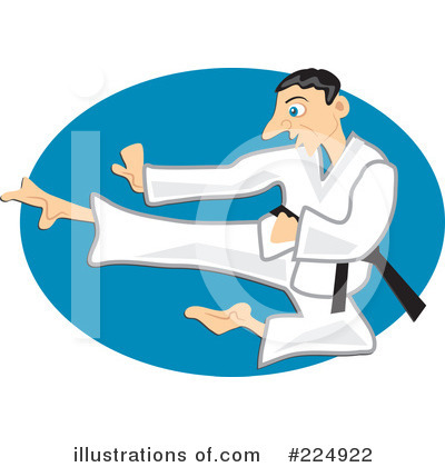 Royalty-Free (RF) Karate Clipart Illustration by Prawny - Stock Sample #224922
