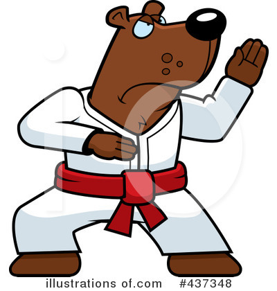 Royalty-Free (RF) Karate Clipart Illustration by Cory Thoman - Stock Sample #437348