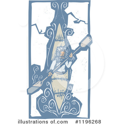 Royalty-Free (RF) Kayak Clipart Illustration by xunantunich - Stock Sample #1196268