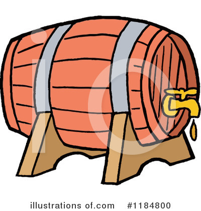 Barrel Clipart #1184800 by LaffToon