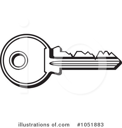 Royalty-Free (RF) Key Clipart Illustration by Any Vector - Stock Sample #1051883