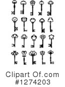 Key Clipart #1274203 by Vector Tradition SM