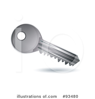 Royalty-Free (RF) Key Clipart Illustration by MilsiArt - Stock Sample #93480