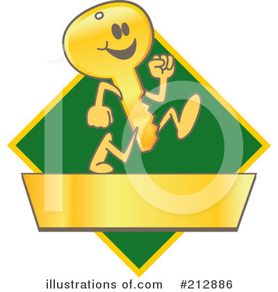 Key Mascot Clipart #212886 by Toons4Biz