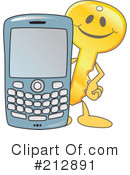 Key Mascot Clipart #212891 by Mascot Junction